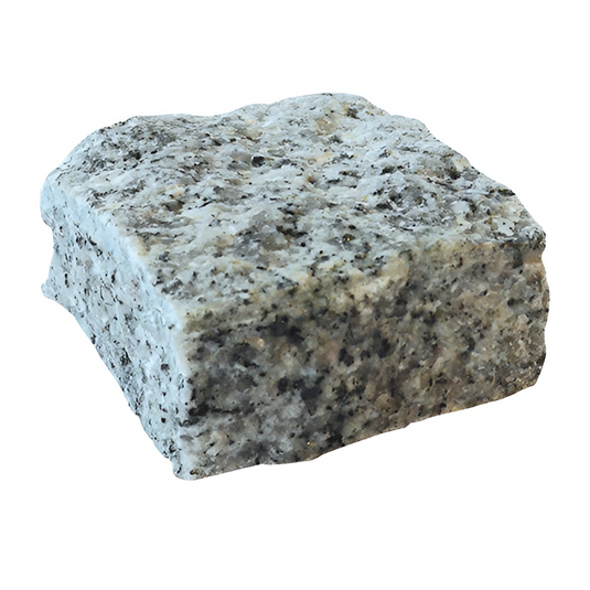 Light Grey Granite Cobbles - 100 x 100 x 60mm