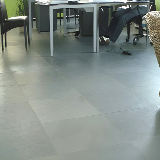 Brazilian - Grey Slate Paving - 600 x 600 x 20mm - Sawn & Riven