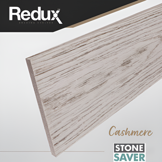 Redux Cashmere - Brown/Grey Composite Decking - Fascia Board - 3600 x 187.5 x 16 mm