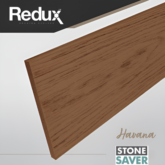 Redux Havana - Brown Composite Decking - Fascia Board - 3600 x 187.5 x 16 mm