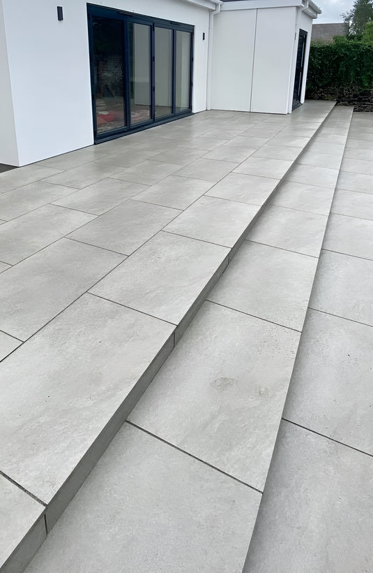 Universal - Grey Porcelain Paving Tiles - 900 x 600 x 20mm