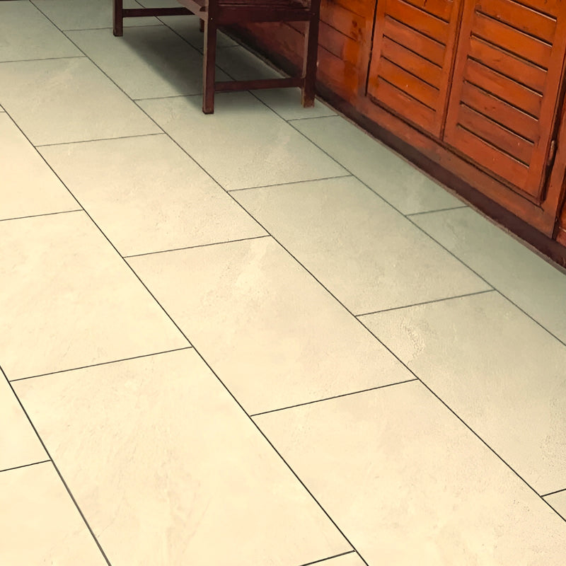 Load image into Gallery viewer, Himalayan - Beige Porcelain Paving Tiles - 900 x 600 x 20mm - CLEARANCE
