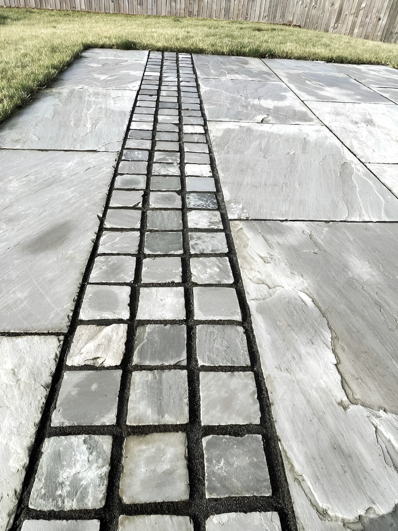 Load image into Gallery viewer, Kandala Grey Indian Sandstone Setts - 135 x 135 x 25-35mm
