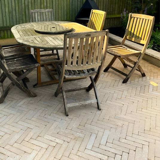 Sahara Beige Limestone Setts - 200 x 50 x 40mm