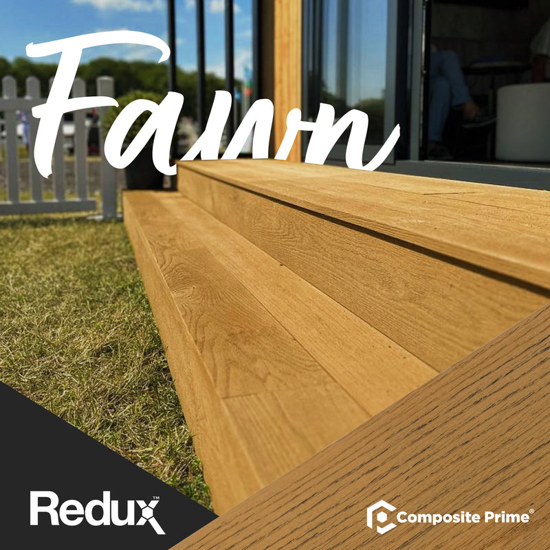 Load image into Gallery viewer, Redux Fawn - Brown Composite Decking - Decking Board - 3600 x 176 x 22 mm

