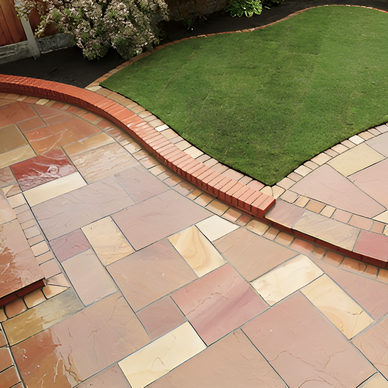 Load image into Gallery viewer, Modak Indian Sandstone Setts - 135 x 135 x 25-35mm
