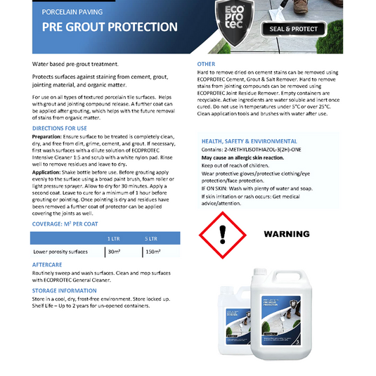 LTP Ecoprotec Pre Grout Protection - 1L