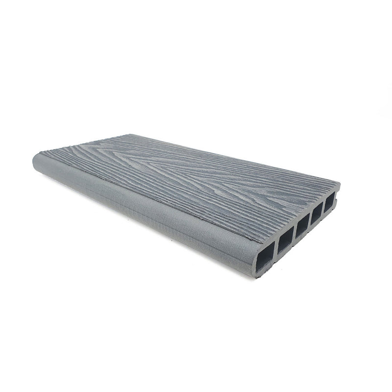 Load image into Gallery viewer, Soho Slate - Grey Composite Decking - Bullnose Decking Board - 3600 x 140 x 25 mm
