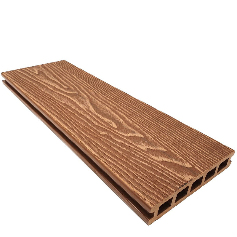 Load image into Gallery viewer, Soho Teak - Brown Composite Decking - Decking Board - 3600 x 146 x 25 mm
