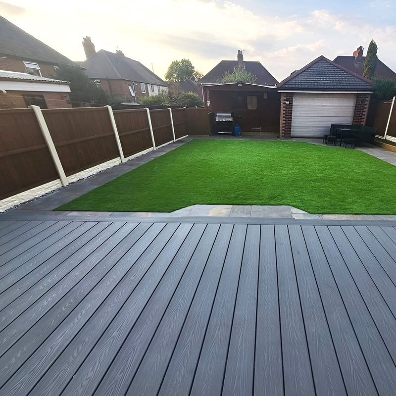 Load image into Gallery viewer, Soho Charcoal - Black Composite Decking - Decking Board - 3600 x 146 x 25 mm
