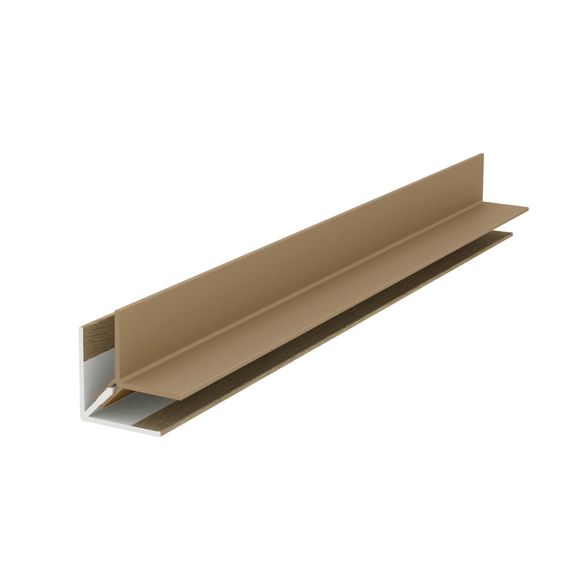 Load image into Gallery viewer, VOX Kerrafront Light - Brown PVC Cladding - Universal Corner - 3000 x 50 mm x 40mm
