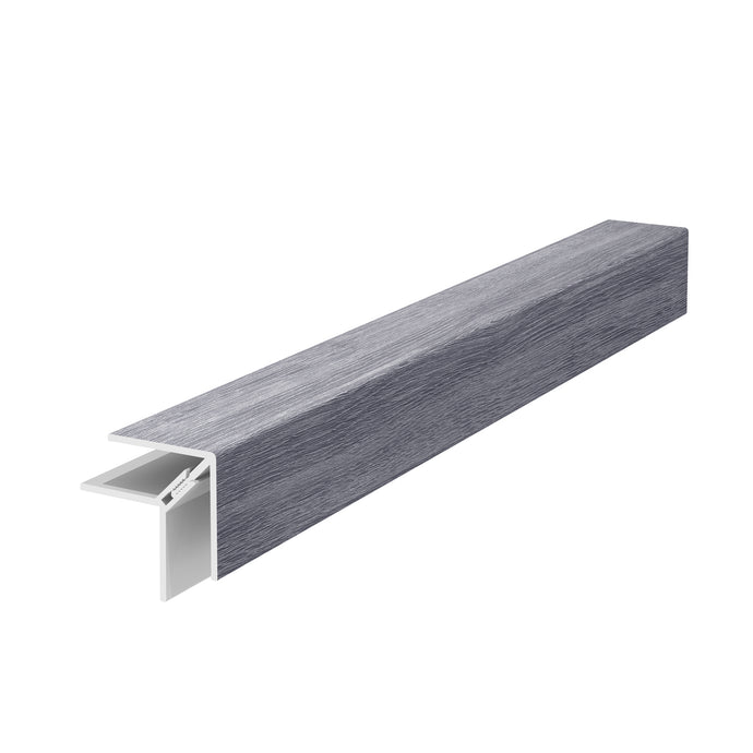 VOX Kerrafront Mid - Grey PVC Cladding - Universal Corner - 3000 x 50 mm x 40mm