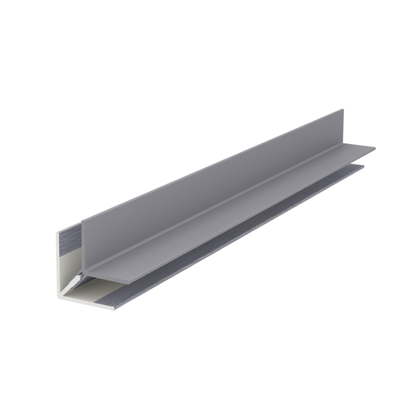 Load image into Gallery viewer, VOX Kerrafront Mid - Grey PVC Cladding - Universal Corner - 3000 x 50 mm x 40mm
