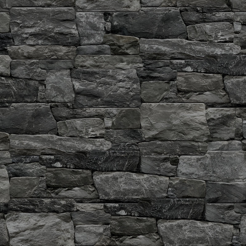 Load image into Gallery viewer, Colorado Graphite - Black Porcelain Wall Cladding Tiles - 400 x 160 x 9mm
