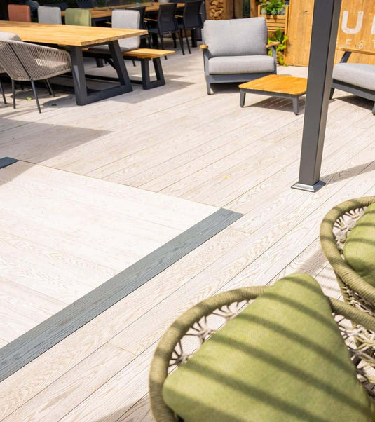 Redux Cashmere - Brown/Grey Composite Decking - Decking Board - 3600 x 176 x 22 mm