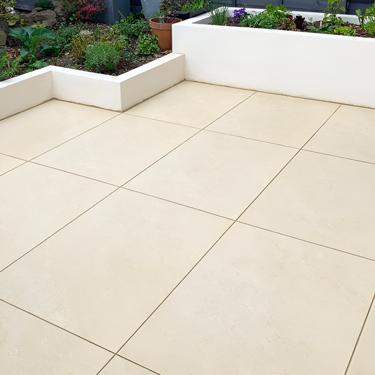 Castle - Beige Porcelain Paving Tiles - 900 x 600 x 20mm