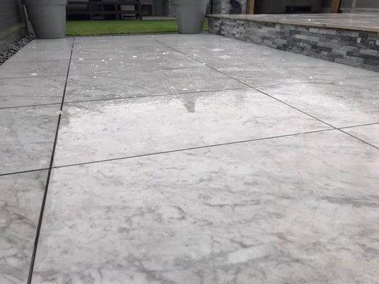 Heritage Marble - Grey Porcelain Paving Tiles - 900 x 600 x 20mm