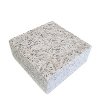 Light Grey Granite Block Paving - 100 x 100 x 50mm - Sawn & Flamed