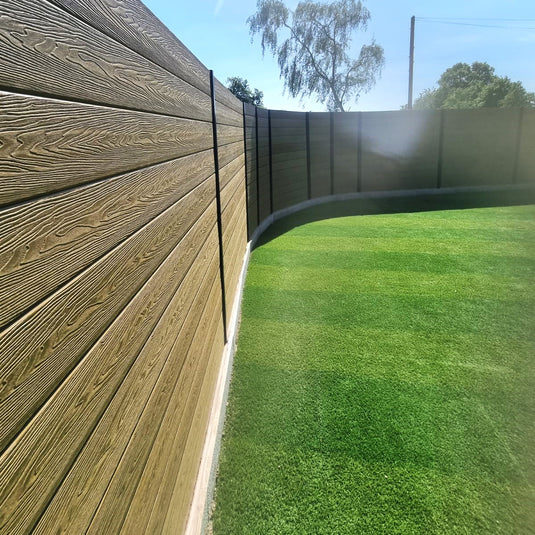 Maple - Brown Premium Composite Fencing - Board - 1830 x 150 x 20mm