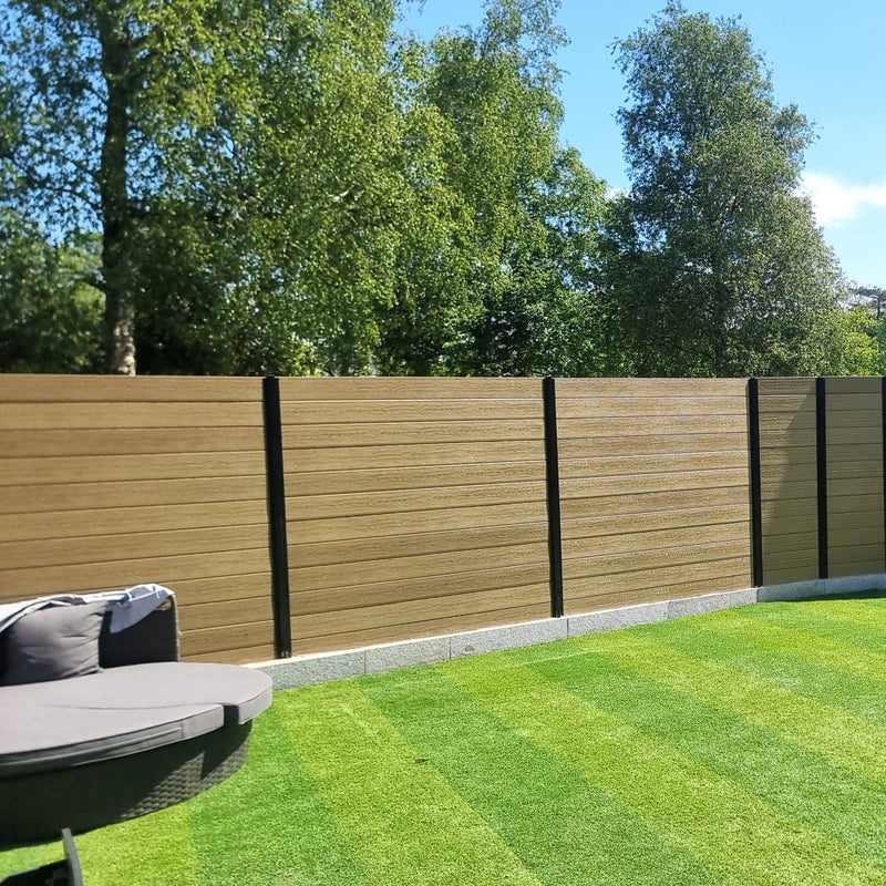 Load image into Gallery viewer, Maple - Brown Premium Composite Fencing - Board - 1830 x 150 x 20mm
