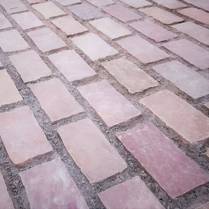 Load image into Gallery viewer, Modak Indian Sandstone Setts - 200 x 100 x 25-35mm
