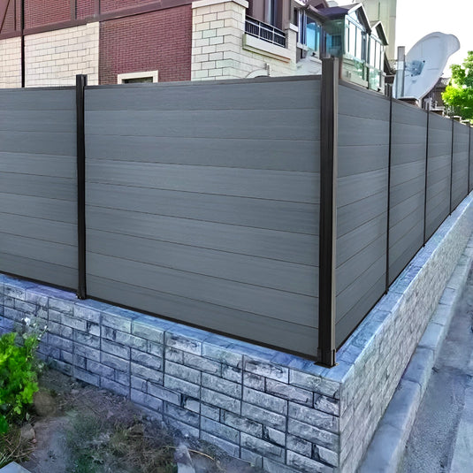 Slate - Brown Premium Composite Fencing - Board - 1830 x 150 x 20mm