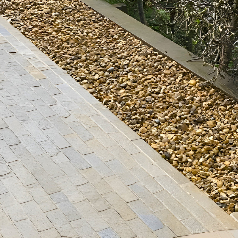 Load image into Gallery viewer, Sahara Beige Limestone Setts - 200 x 50 x 40mm
