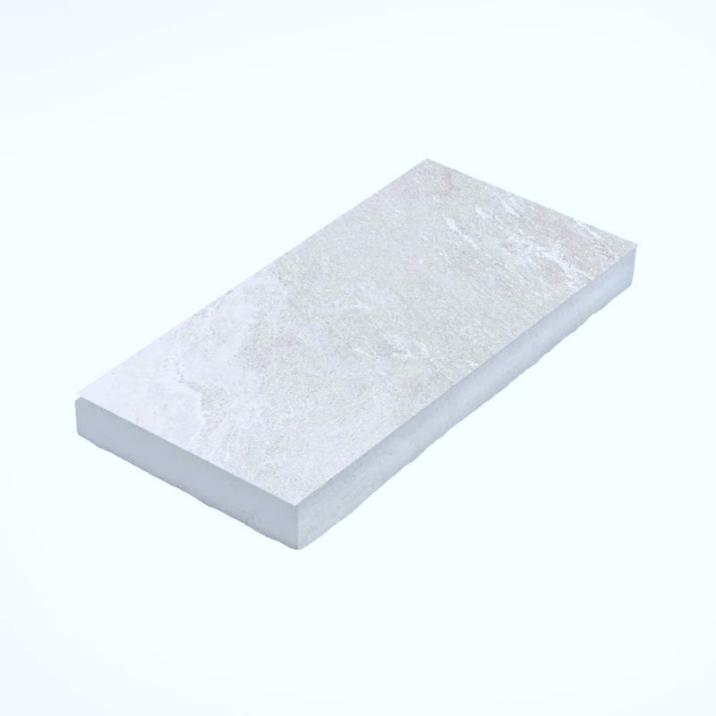 Load image into Gallery viewer, Quartz - White Porcelain Setts - 200 x 100 x 20mm
