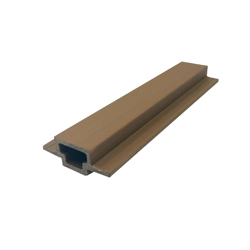 Load image into Gallery viewer, Slatted Spiced Cedar - Brown Composite Cladding - Connector Piece - 2200 x 49.25 x 49.25 mm
