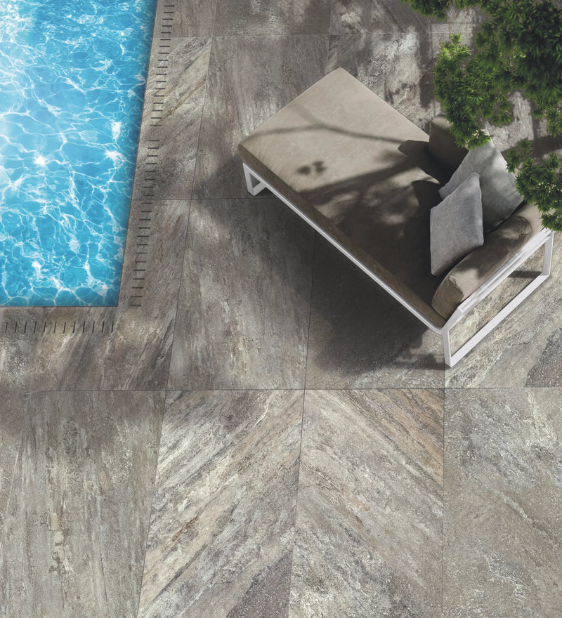 Load image into Gallery viewer, St. Helens - Grey Porcelain Paving Tiles - 1200 x 600 x 20mm
