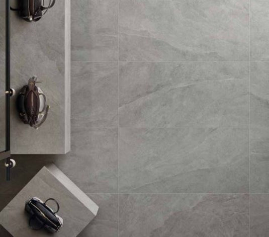 Arcadia Sterling - Grey Porcelain Paving Tiles - 1000 x 500 x 20mm