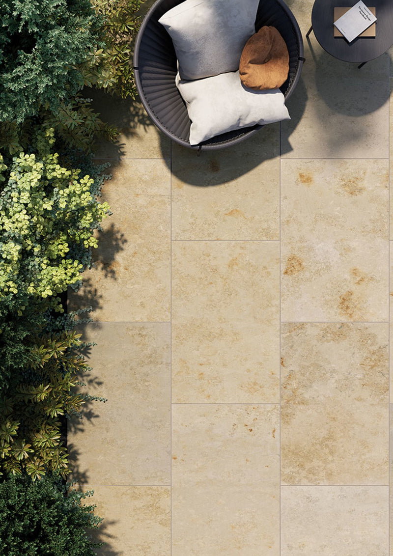 Load image into Gallery viewer, Eden Bisque - Beige Porcelain Paving Tiles - 900 x 600 x 20mm
