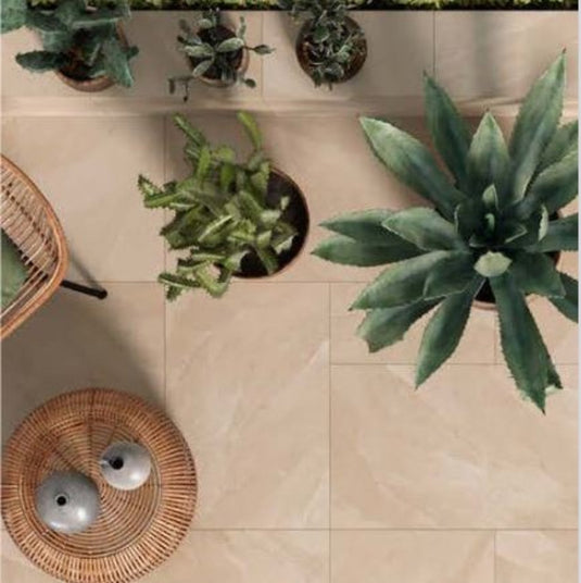 Titan - Beige Porcelain Paving Tiles - 1200 x 600 x 20mm